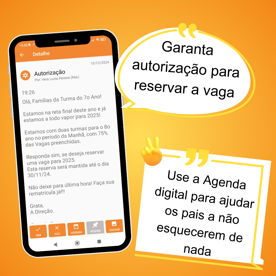 Garanta autorização para reservar a vaga